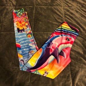 Pants & Jumpsuits - Lisa frank yoga pants size small (2-4) Pants & Jumpsuits - Lisa frank yoga pants size small (2-4)